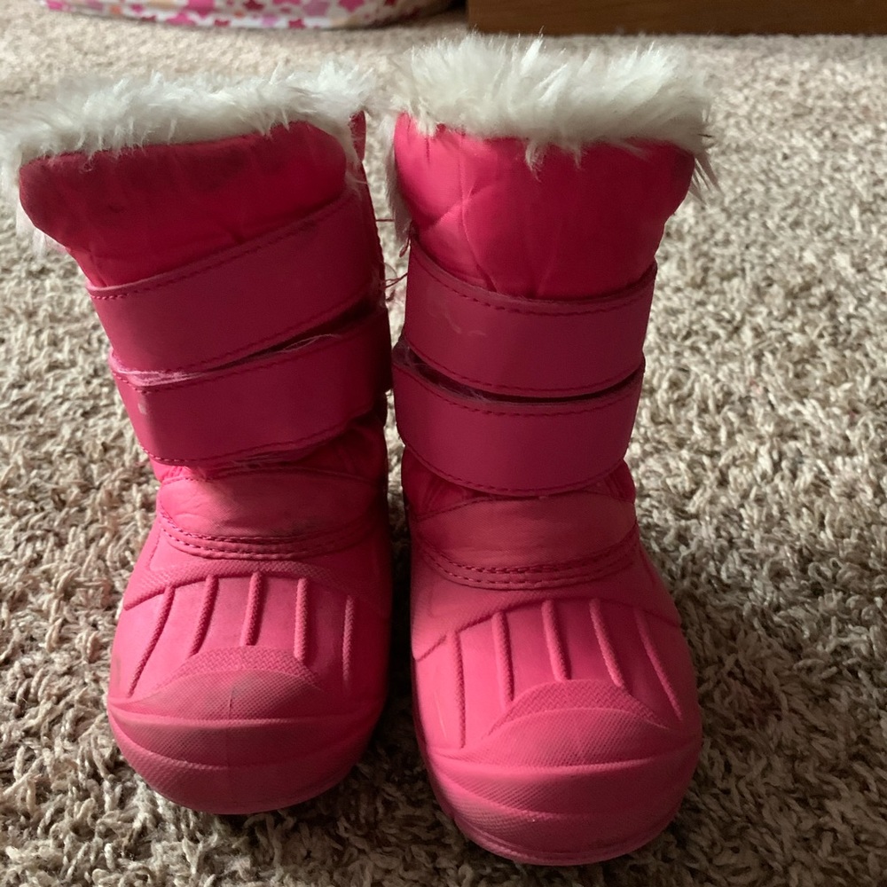 Pink Winter Boots
